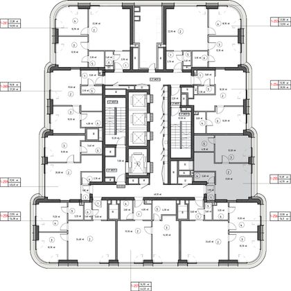 Продажа 1-комнатной квартиры 41,7 м², 28/53 этаж