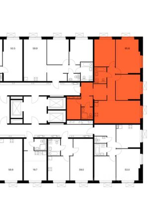 Продажа 3-комнатной квартиры 95,8 м², 10/20 этаж