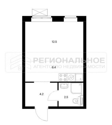 Продажа квартиры-студии 26 м², 26/27 этаж
