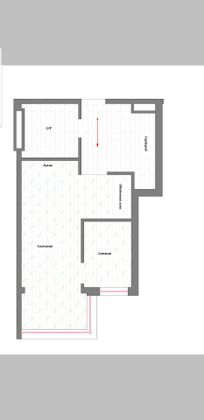 Продажа 2-комнатной квартиры 44 м², 1/4 этаж