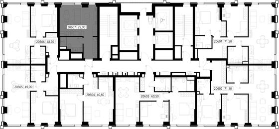 Продажа квартиры-студии 29,9 м², 6/36 этаж