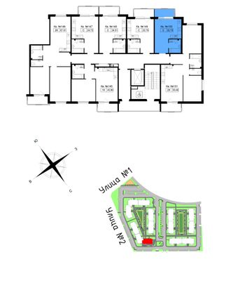 Продажа квартиры-студии 24 м², 2/5 этаж
