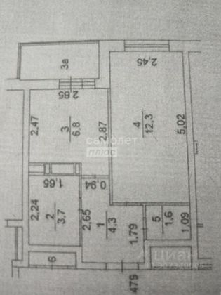 Продажа 1-комнатной квартиры 30,5 м², 16/17 этаж