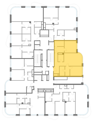 Продажа 2-комнатной квартиры 104,6 м², 6/14 этаж