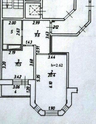 Продажа 1-комнатной квартиры 46,8 м², 11/11 этаж