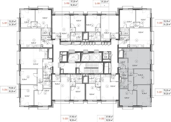 Продажа 3-комнатной квартиры 78,1 м², 24/30 этаж