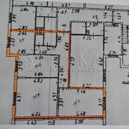 Продажа 3-комнатной квартиры 76,6 м², 5/5 этаж