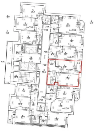 Продажа 1-комнатной квартиры 38,1 м², 3/27 этаж