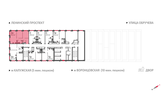 Продажа 2-комнатной квартиры 59 м², 30/58 этаж