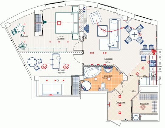 Продажа 3-комнатной квартиры 90 м², 9/12 этаж