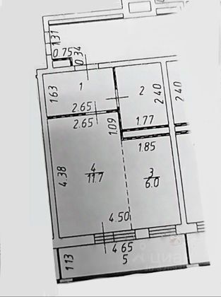 Продажа квартиры-студии 26,4 м², 2/17 этаж