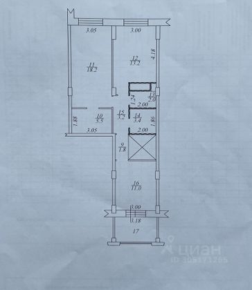 Продажа многокомнатной квартиры 115,7 м², 17/18 этаж