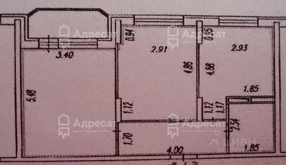 Продажа 2-комнатной квартиры 56 м², 6/16 этаж