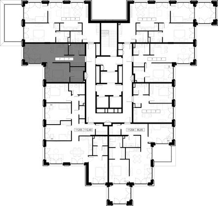 Продажа 1-комнатной квартиры 49,4 м², 12/15 этаж