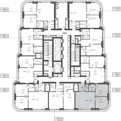 Продажа 2-комнатной квартиры 55 м², 30/53 этаж