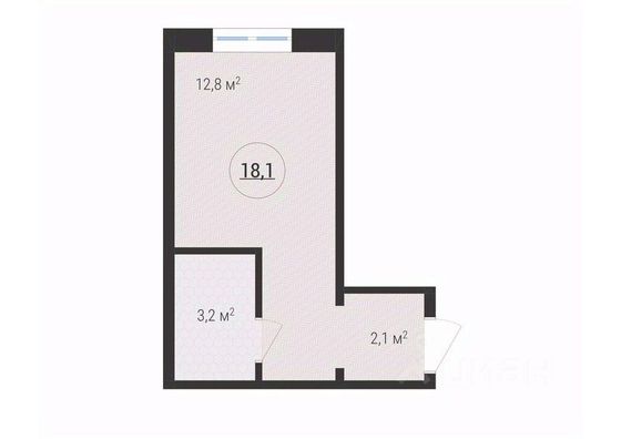 Продажа 1-комнатной квартиры 17,7 м², 4/10 этаж