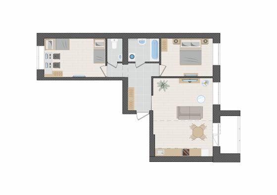 Продажа 3-комнатной квартиры 69,7 м², 6/9 этаж