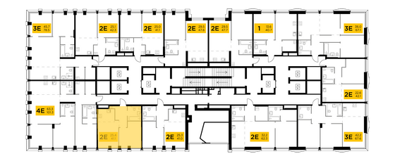 Продажа 2-комнатной квартиры 41,1 м², 16/32 этаж