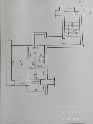 Продажа 1-комнатной квартиры 30,3 м², 2/6 этаж