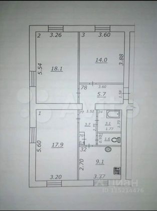Продажа 3-комнатной квартиры 73 м², 1/4 этаж