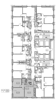 Продажа 2-комнатной квартиры 62,7 м², 45/52 этаж