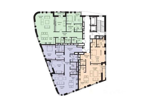 Продажа 4-комнатной квартиры 150 м², 5/14 этаж