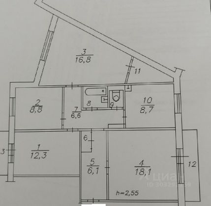 Продажа 4-комнатной квартиры 83,2 м², 10/10 этаж