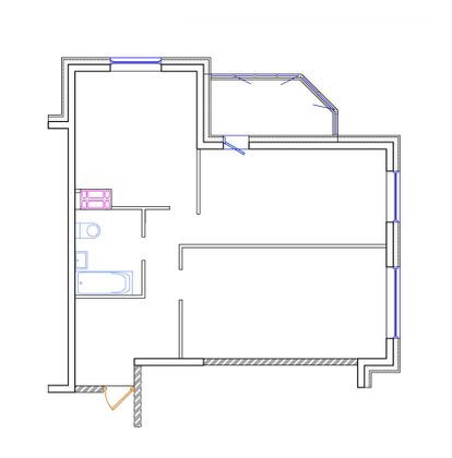 64,4 м², 2-комн. квартира, 9/17 этаж