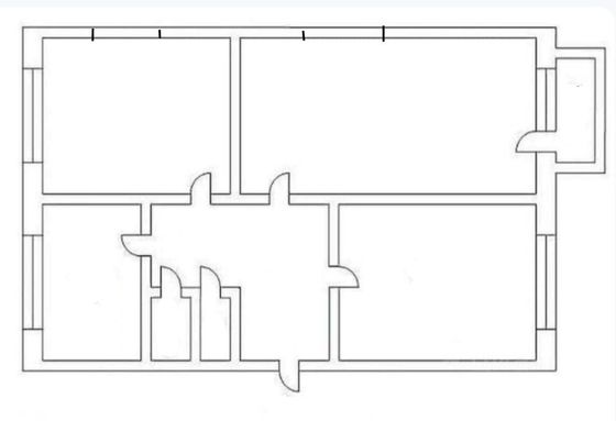 Продажа 3-комнатной квартиры 65 м², 3/5 этаж