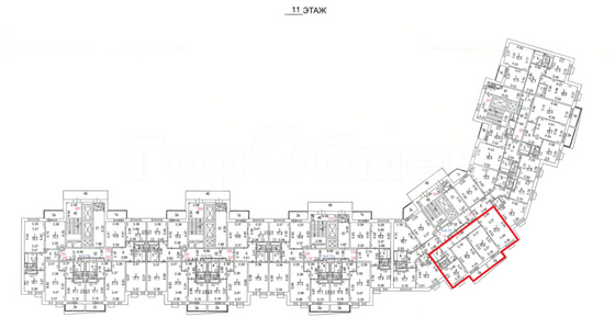 Продажа 3-комнатной квартиры 83,2 м², 11/18 этаж
