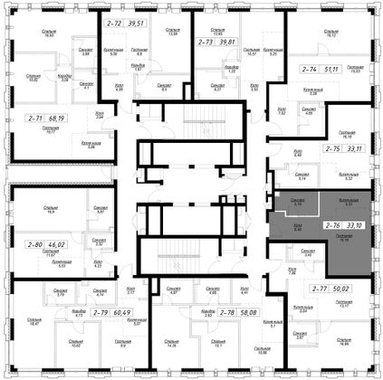 Продажа квартиры-студии 33,1 м², 9/36 этаж