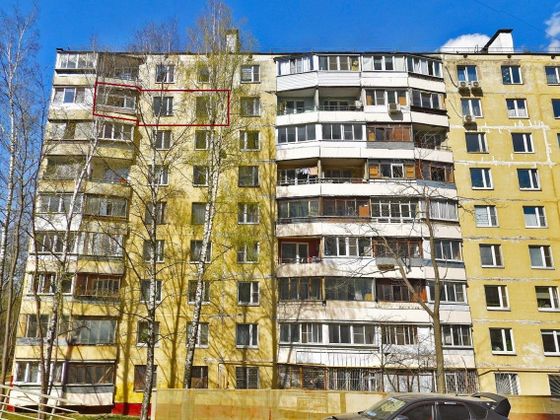 Продажа 2-комнатной квартиры 45 м², 8/9 этаж