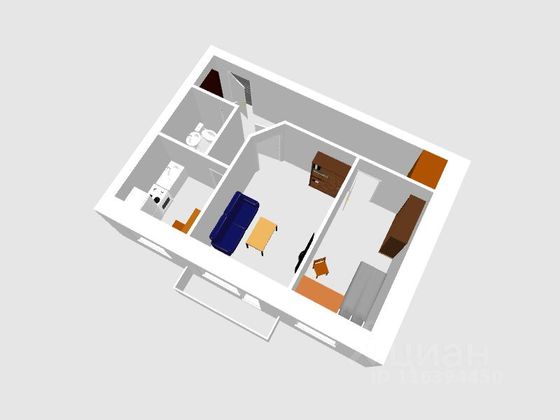 Продажа 2-комнатной квартиры 41,5 м², 3/5 этаж