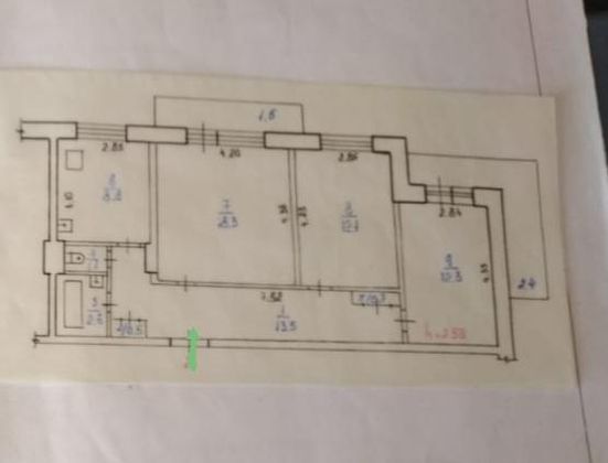 Продажа 3-комнатной квартиры 73,8 м², 6/10 этаж