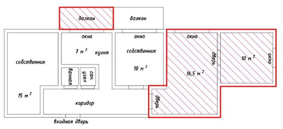 Продажа 2-комнатной квартиры 70 м², 3/5 этаж