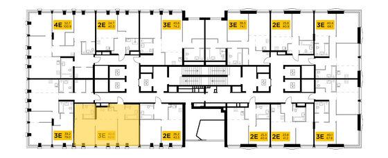 Продажа 3-комнатной квартиры 62 м², 24/33 этаж