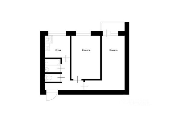 Продажа 2-комнатной квартиры 38 м², 4/9 этаж