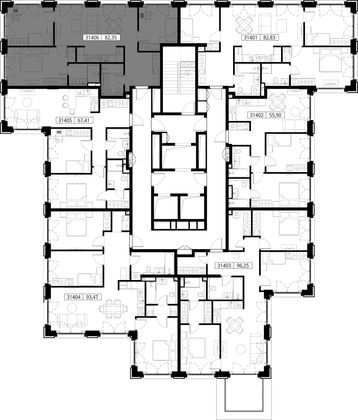 Продажа 3-комнатной квартиры 82,3 м², 14/15 этаж