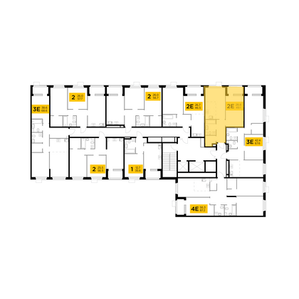 Продажа 2-комнатной квартиры 49,1 м², 9/17 этаж