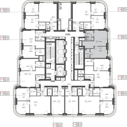 Продажа 1-комнатной квартиры 39,1 м², 19/53 этаж