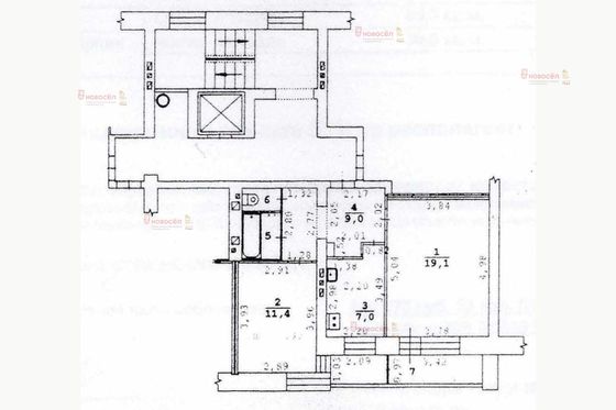 Продажа 2-комнатной квартиры 51 м², 4/9 этаж