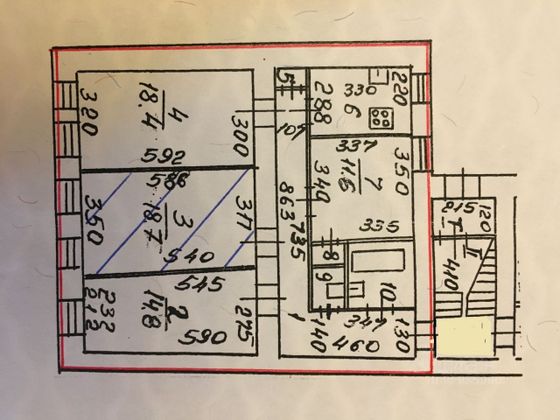 Продажа 1 комнаты, 18,7 м², 1/3 этаж