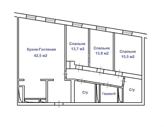 Продажа 4-комнатной квартиры 119,4 м², 2/5 этаж