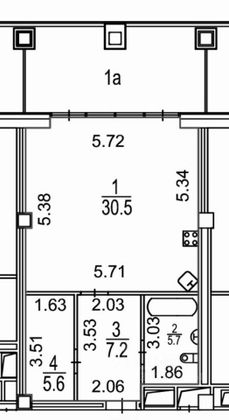 Продажа 2-комнатной квартиры 49 м², 6/10 этаж