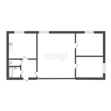 Продажа 3-комнатной квартиры 56 м², 4/5 этаж