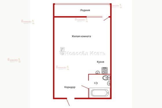 Аренда 1-комнатной квартиры 26 м², 8/29 этаж