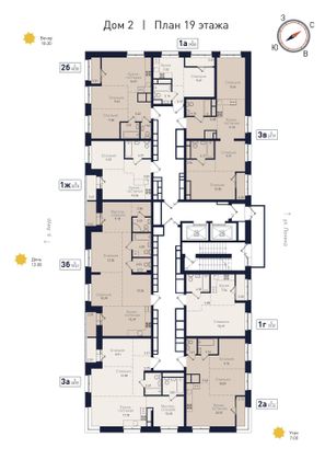Продажа 3-комнатной квартиры 68,9 м², 19/19 этаж