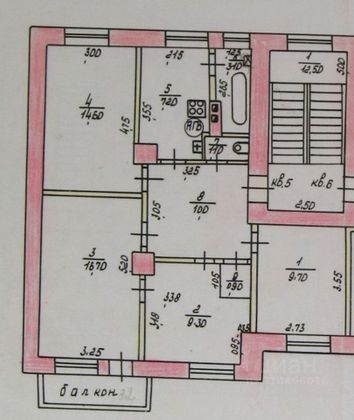 Продажа 4-комнатной квартиры 72,6 м², 3/3 этаж