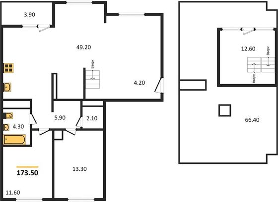 Продажа 2-комнатной квартиры 173,5 м², 10/17 этаж
