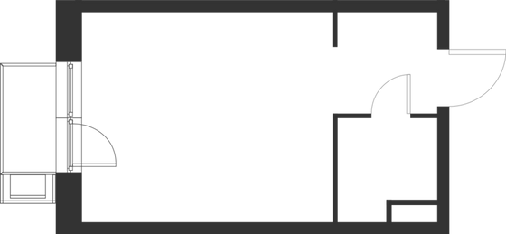 Продажа квартиры-студии 22,8 м², 11/17 этаж